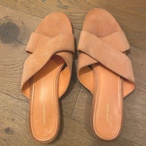 Pale pink sandals by Mansur Gavriel